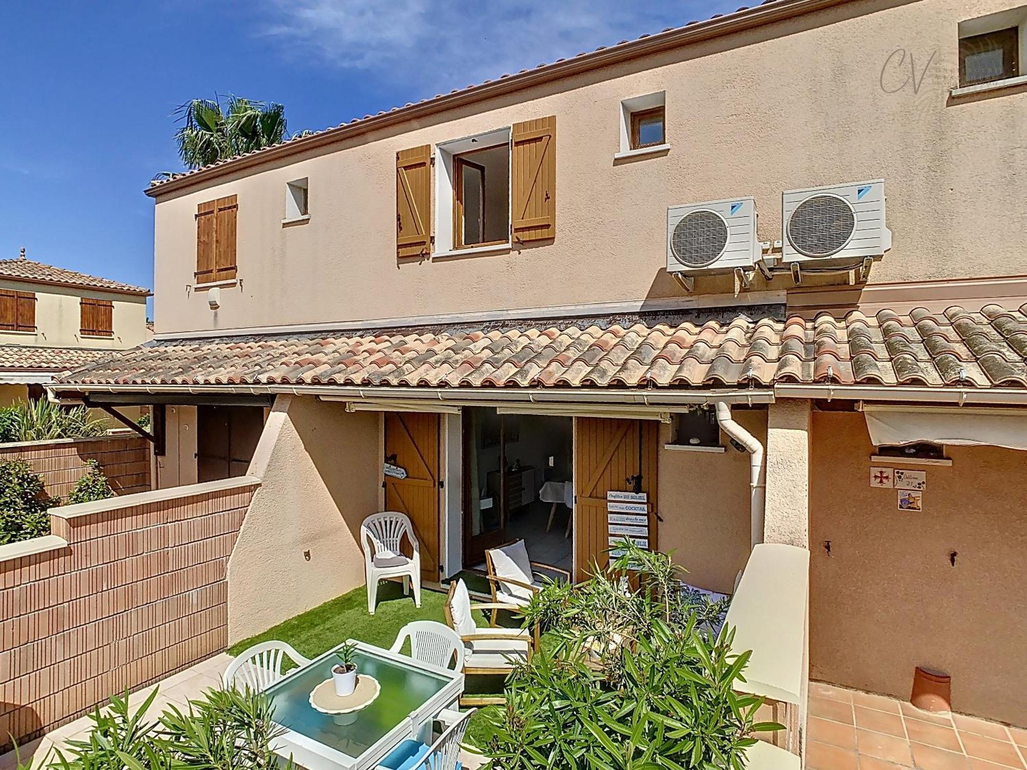 Maison "Douceurs D'Ete " Maison De Vacances Bord De Mer A Vias Plage - 600M De La Plage Et Du Canal Du Midi - Piscine Residentielle, Wifi Fibre, Activites Et Loisirs Ngoại thất bức ảnh