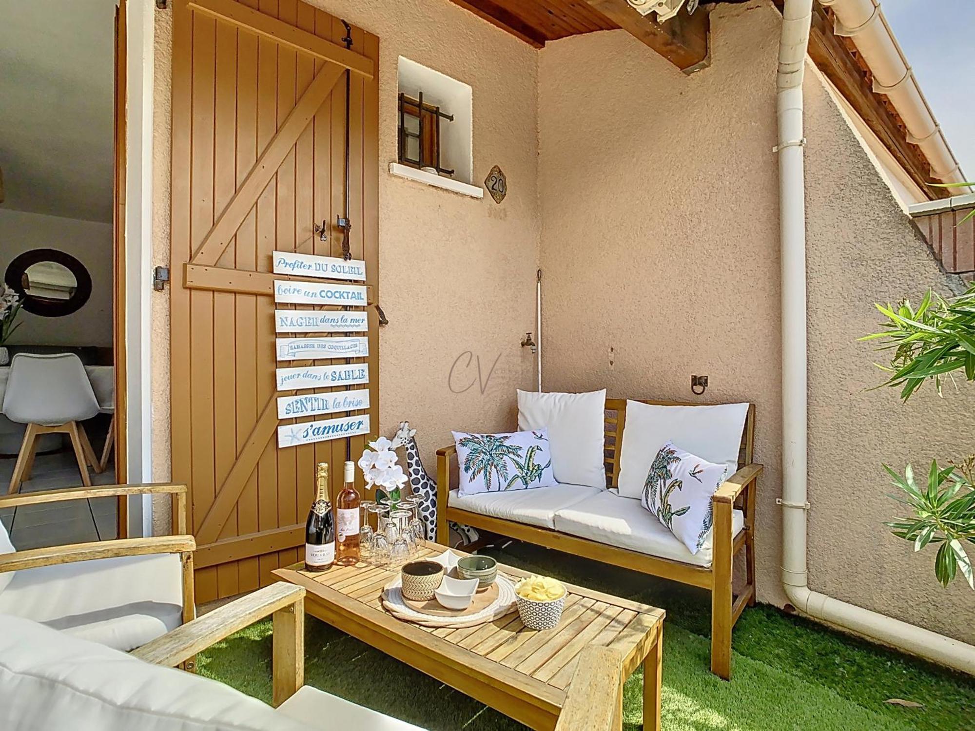 Maison "Douceurs D'Ete " Maison De Vacances Bord De Mer A Vias Plage - 600M De La Plage Et Du Canal Du Midi - Piscine Residentielle, Wifi Fibre, Activites Et Loisirs Ngoại thất bức ảnh
