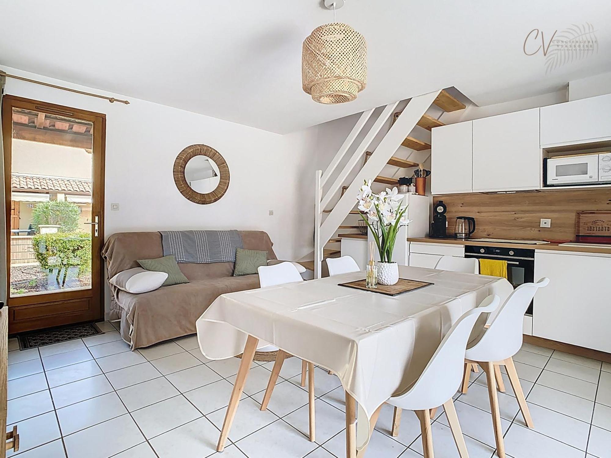 Maison "Douceurs D'Ete " Maison De Vacances Bord De Mer A Vias Plage - 600M De La Plage Et Du Canal Du Midi - Piscine Residentielle, Wifi Fibre, Activites Et Loisirs Ngoại thất bức ảnh